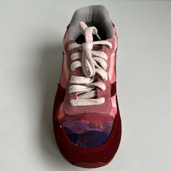 Inkkas Andes Joggers handcrafted suede and polyester mountains red and pink - Picture 11 of 16